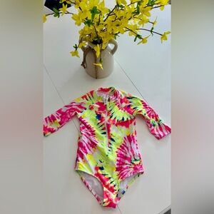 Limited Too one piece swimsuit tie-dye size 3T like new